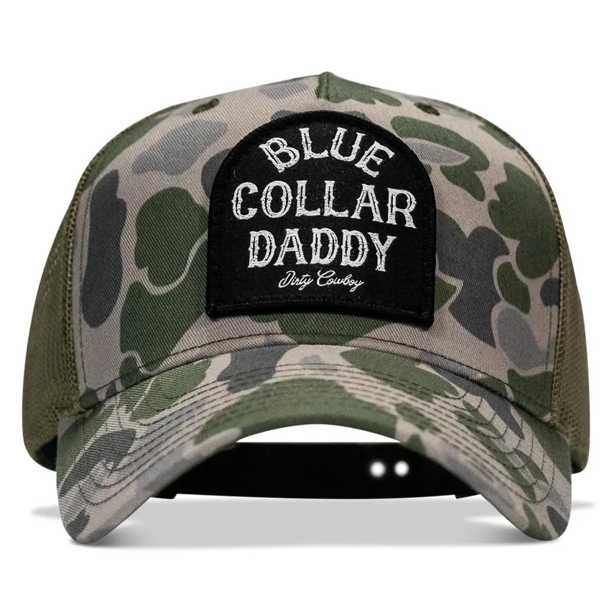Blue Collar Daddy Patch Snapback Hat 2