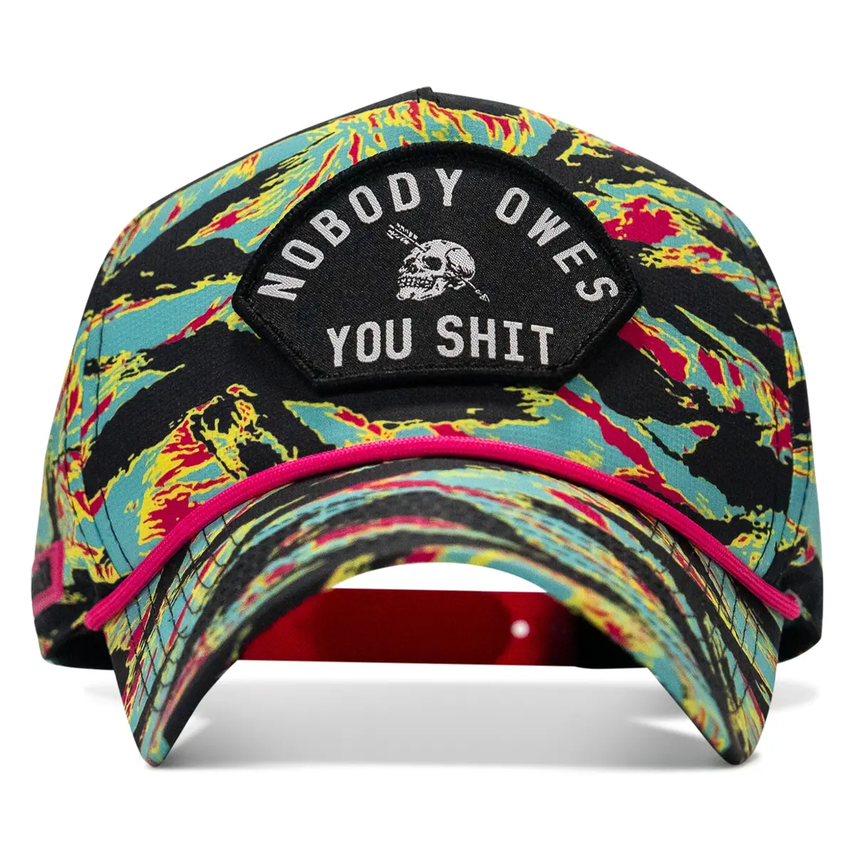 Nobody Owes You Shit Arched Patch Waterproof Weekender Snapback 2