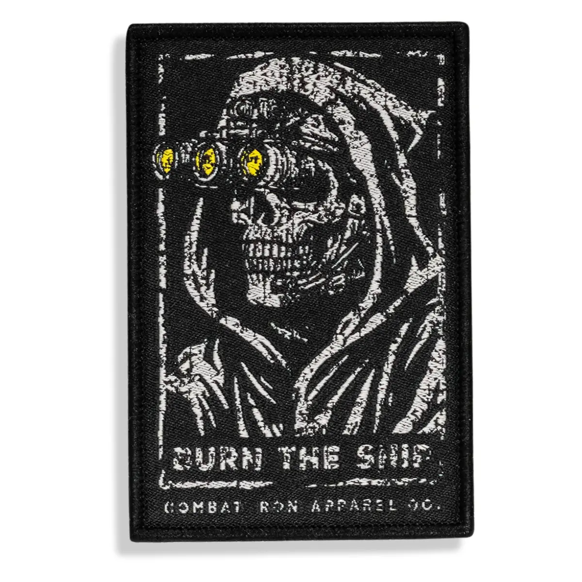 Burn The Ship Skull Velcro Patch 1
