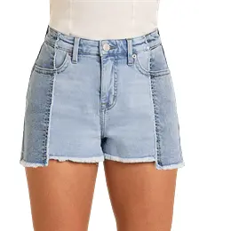 Two Tone Denim Shorts Rock & Roll Denim 1