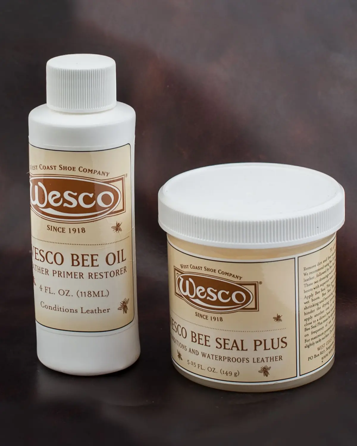 Wesco® Boot Dressings - Bee Oil/Bee Seal Plus 1