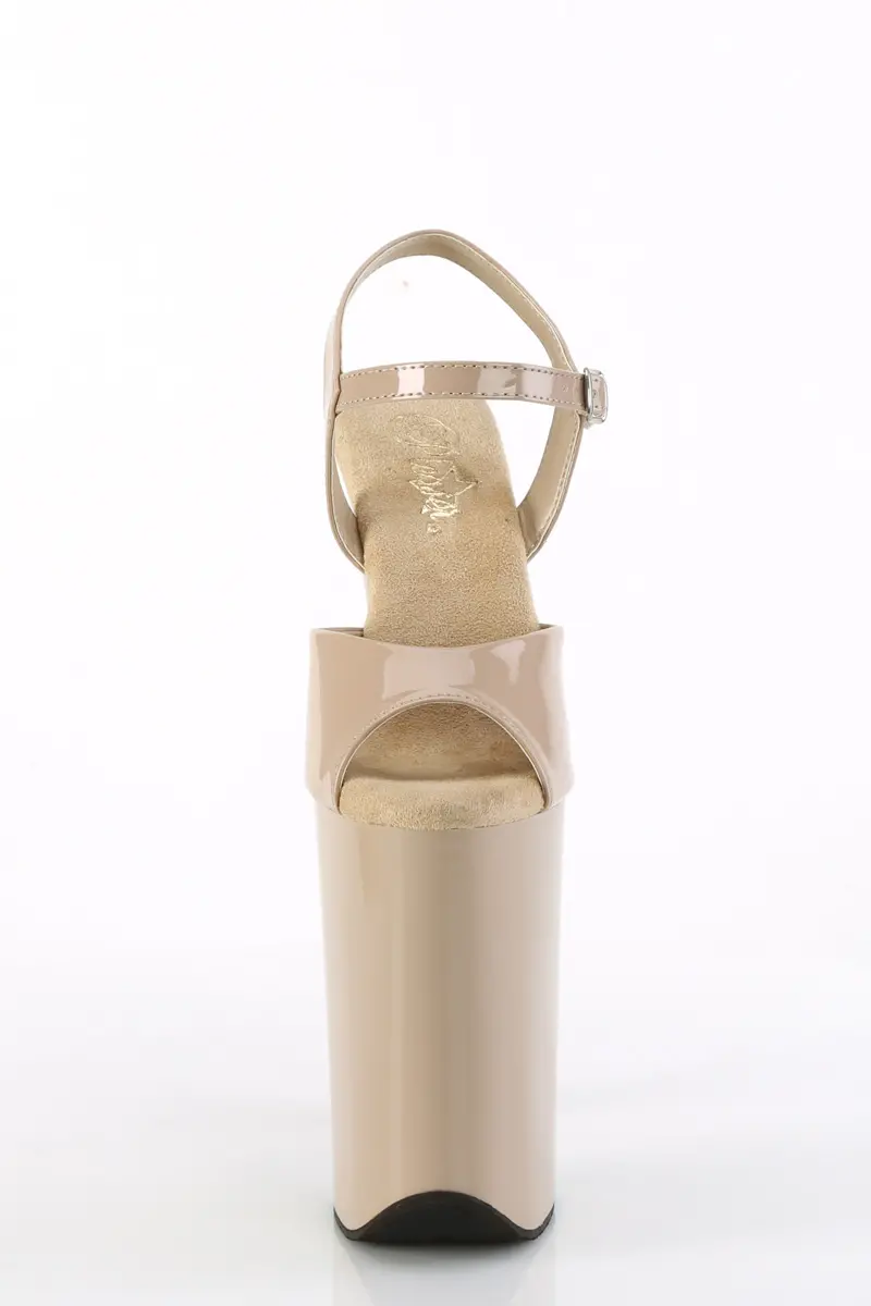 Pleaser Usa Infinity-909 9Inch Stilettos - Patent Beige 3