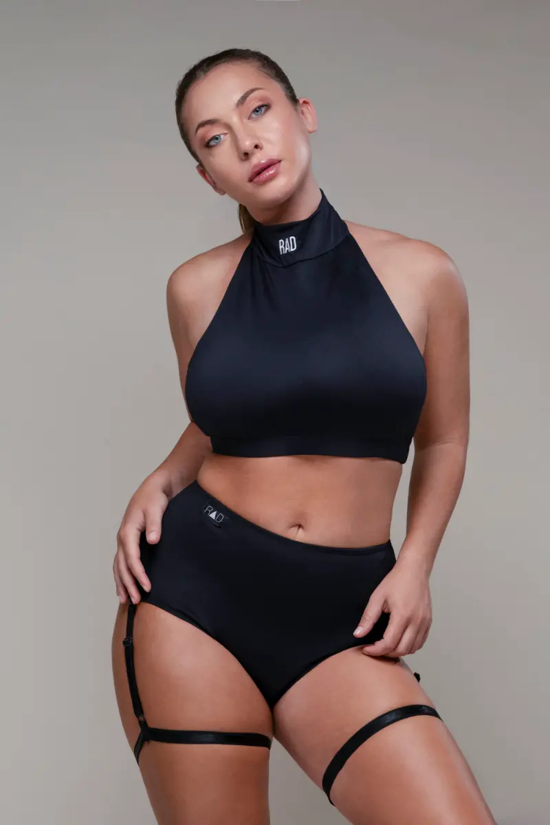 Rad Eve Choker Top - Black 1