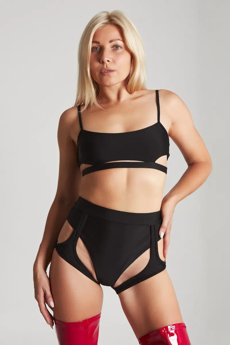 Harna Peach Bottoms - Black 1