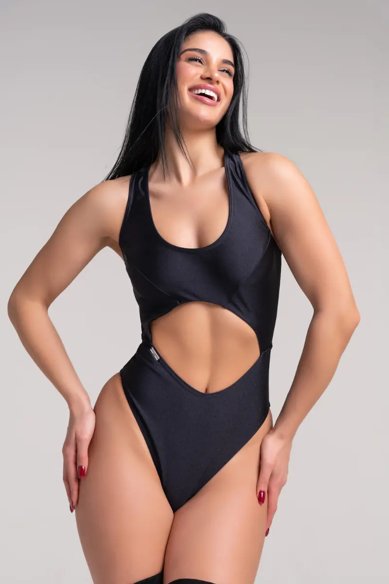 Paradise Chick Florida Bodysuit - Black 1