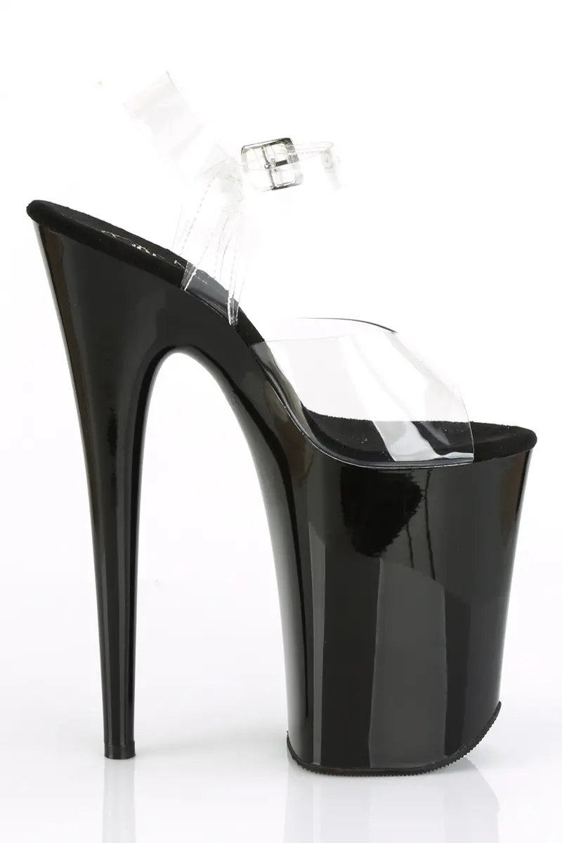 Pleaser Usa Infinity-908 9Inch Stilettos - Patent Black 1