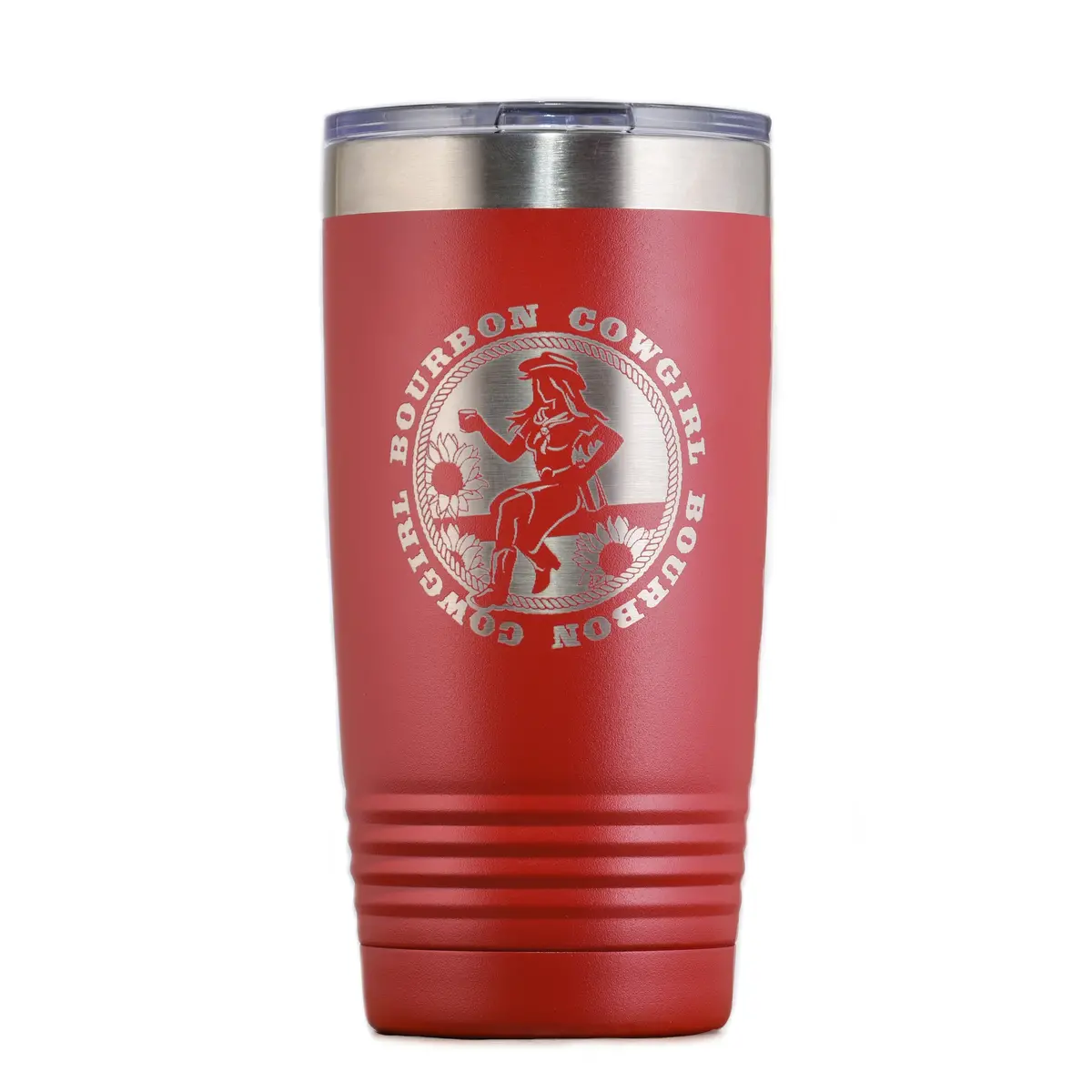 Bourbon Cowgirl Travel Coffee And Drink Tumbler 2