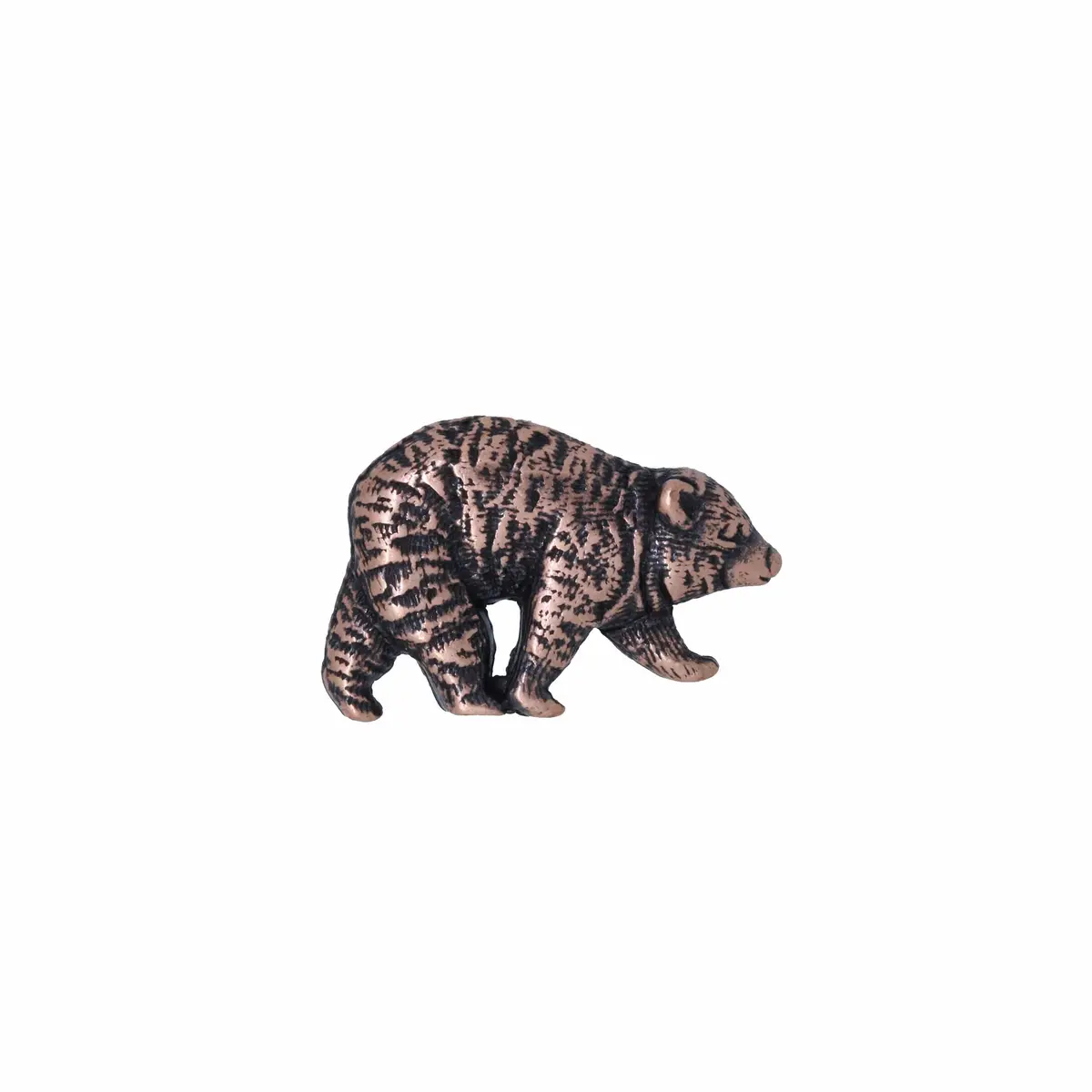 Bear Copper Lapel Pin 1