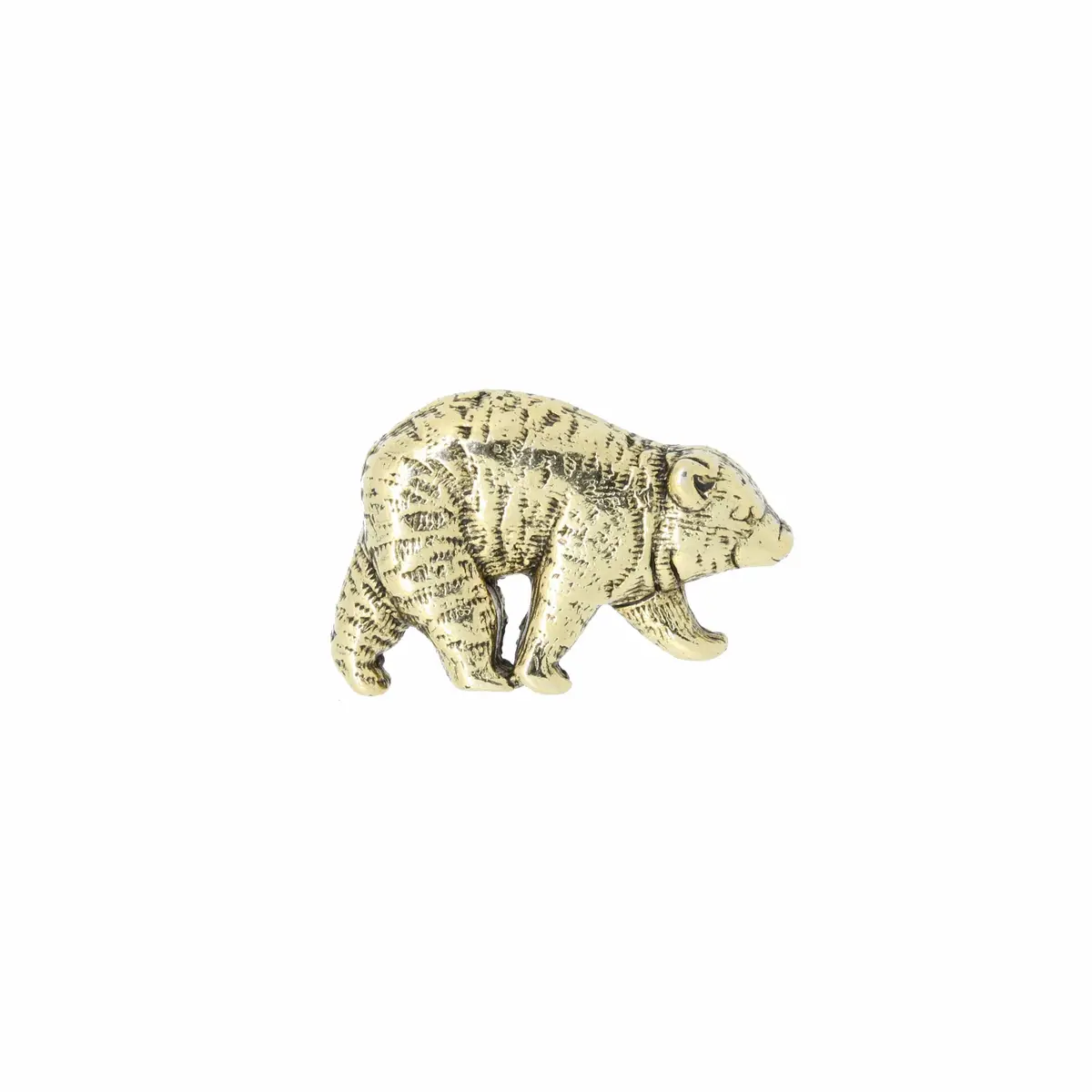 Bear Gold Lapel Pin 1