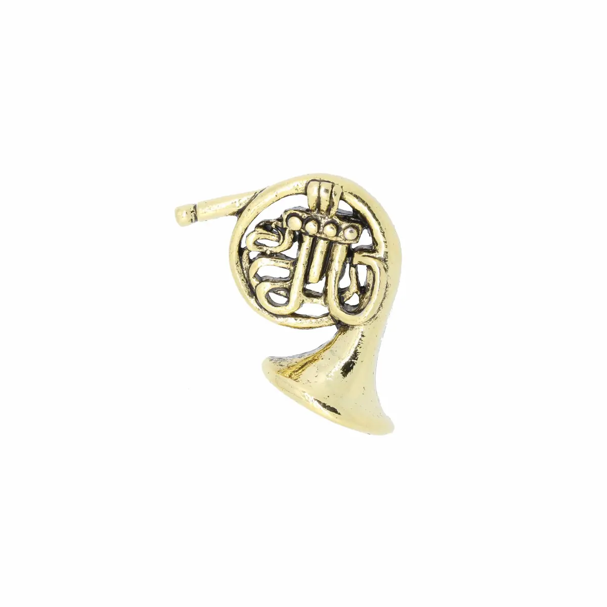 French Horn Gold Lapel Pin 1