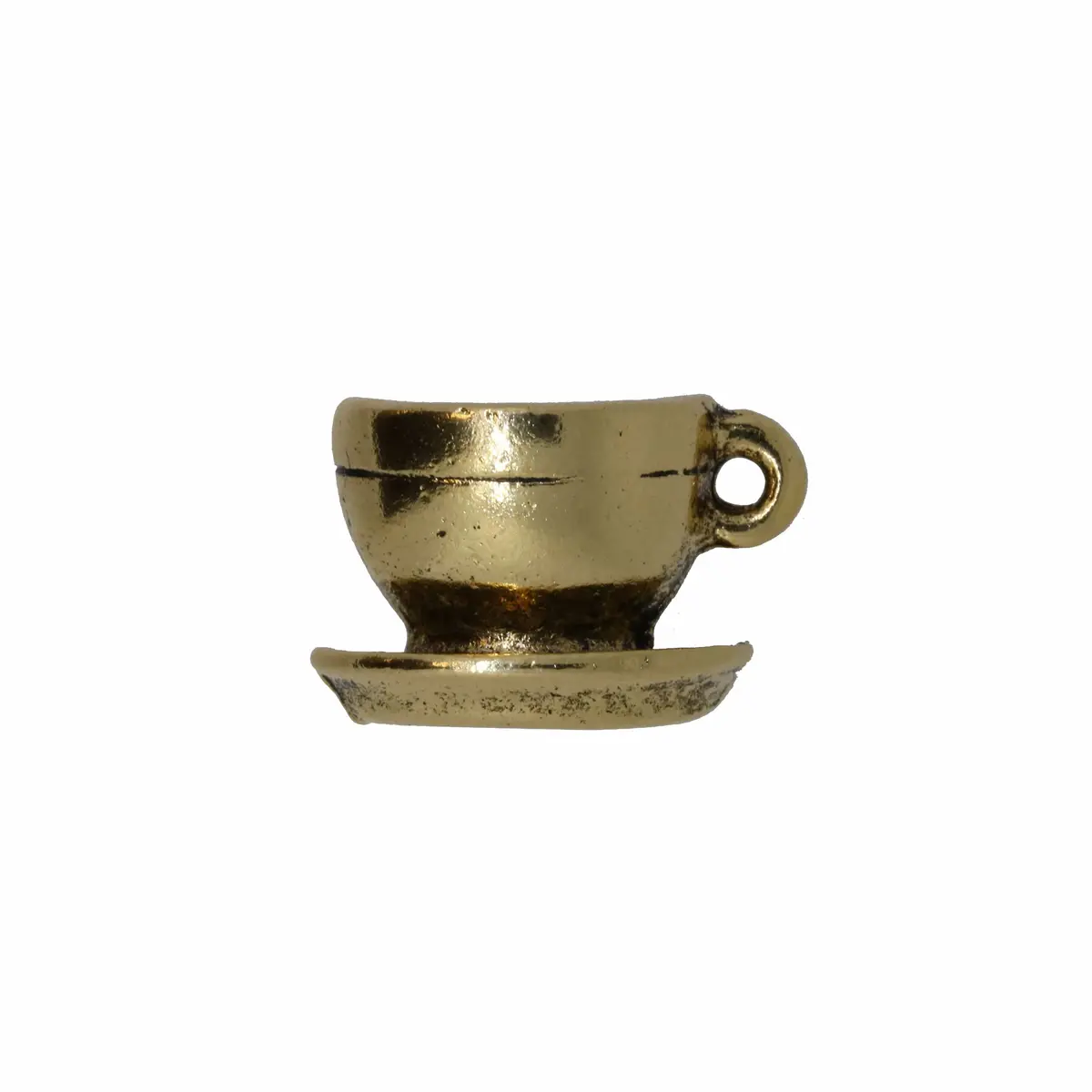 Teacup Gold Lapel Pin 1