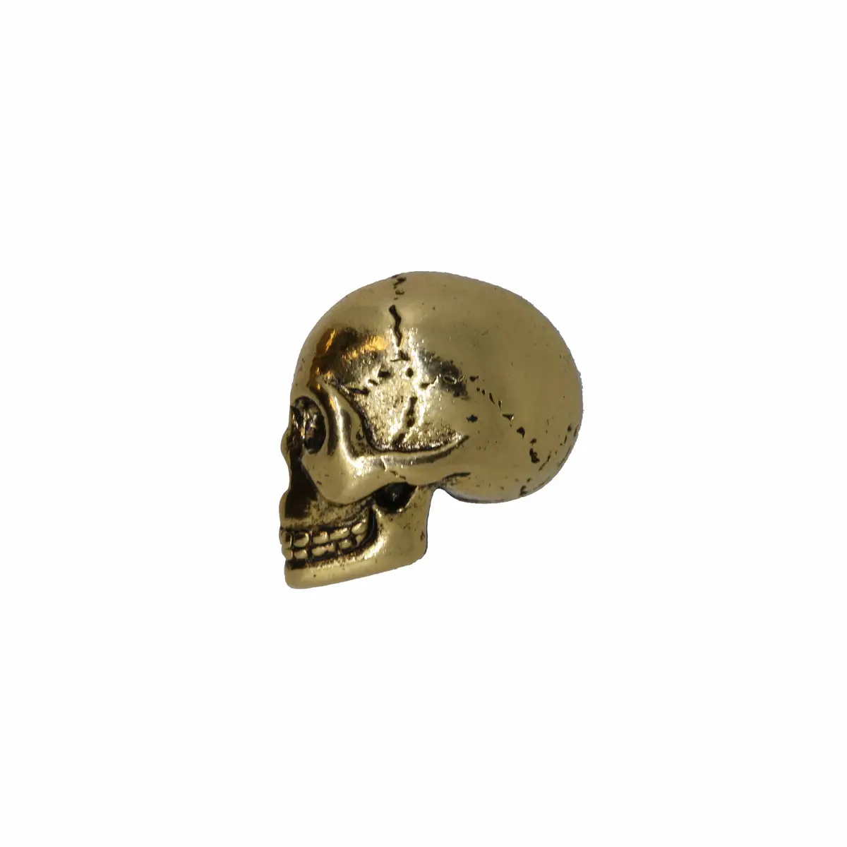 Skull Gold Lapel Pin 1