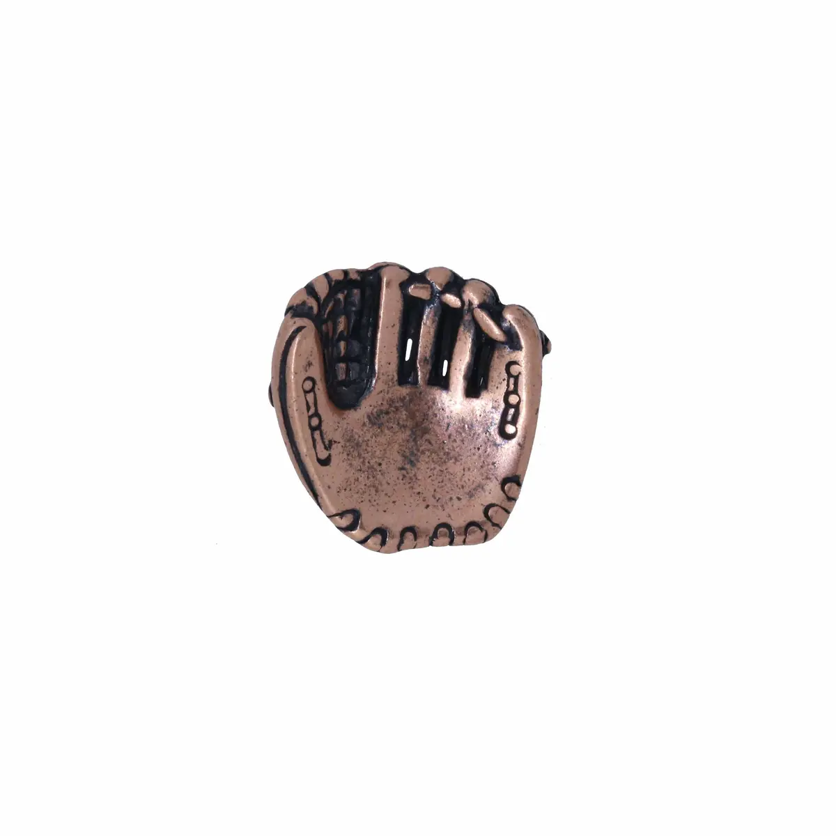 Baseball Glove Copper Lapel Pin 1