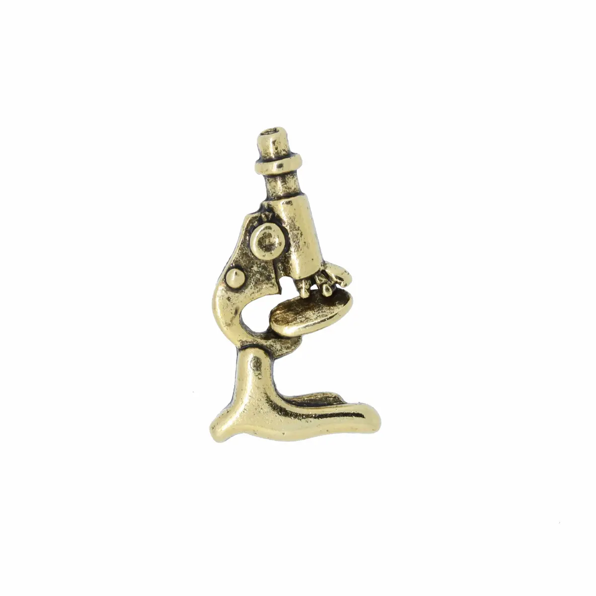 Microscope Gold Lapel Pin 1