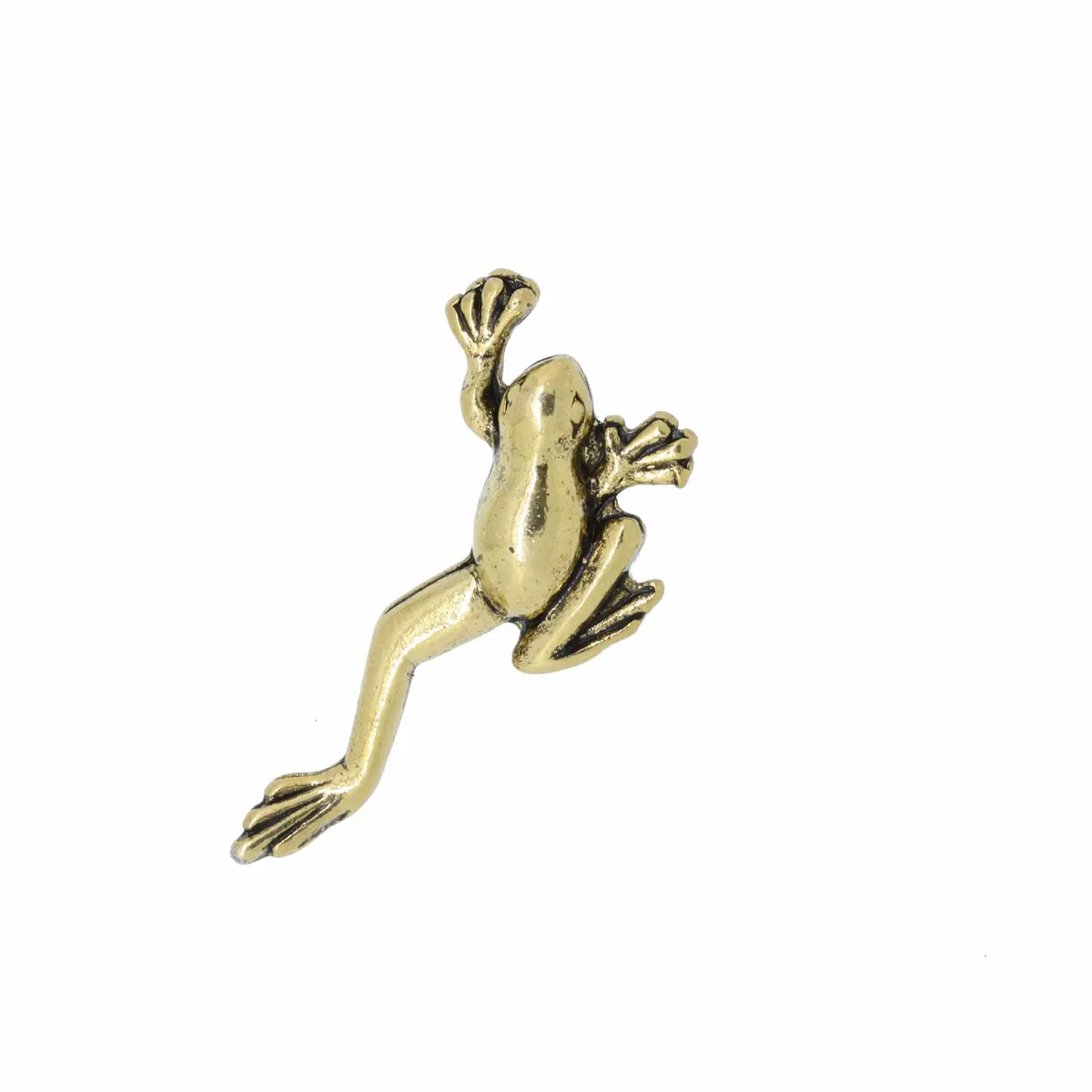 Frog Gold Lapel Pin 1