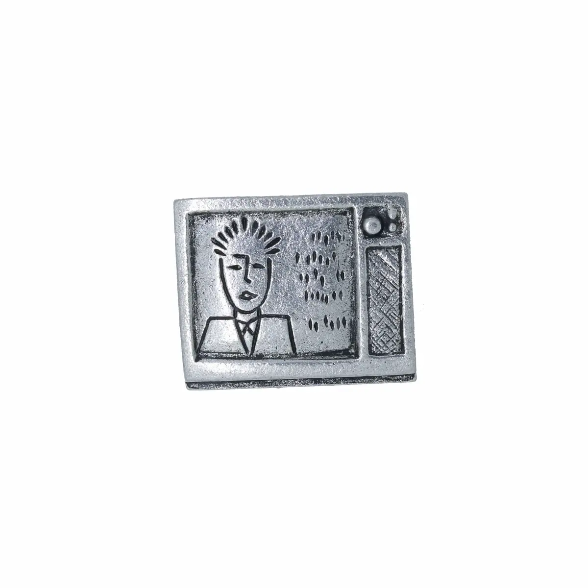 T.V. Talking Heads Lapel Pin 1