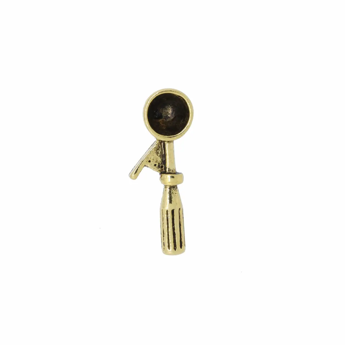 Ice Cream Scoop Gold Lapel Pin 1