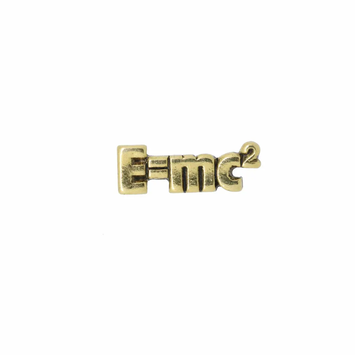 E=Mc2 Gold Lapel Pin 1