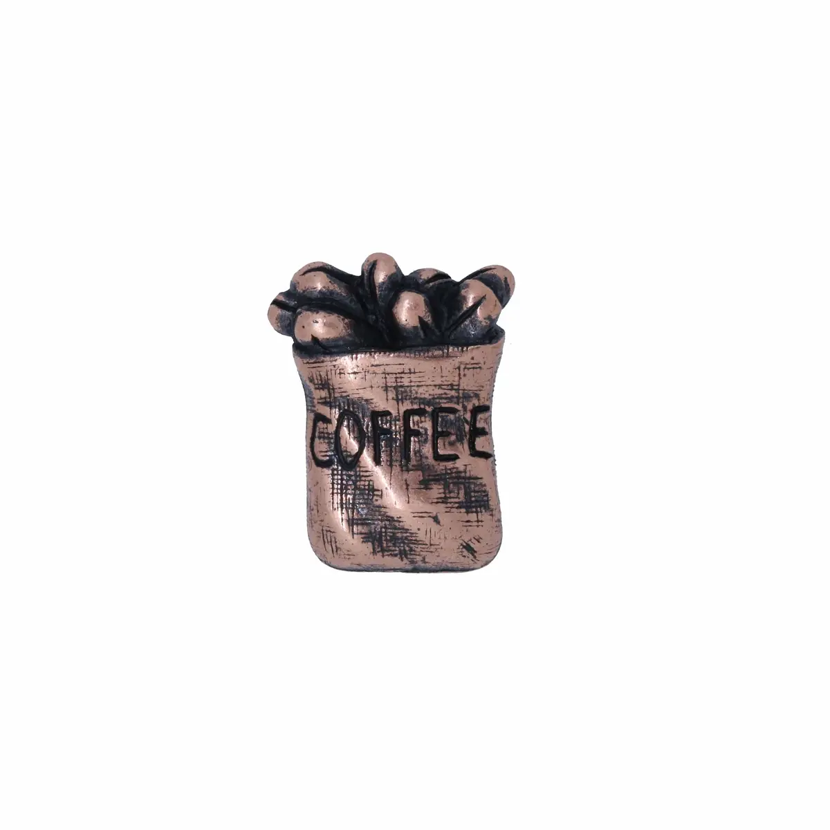 Sack Of Coffee Copper Lapel Pin 1