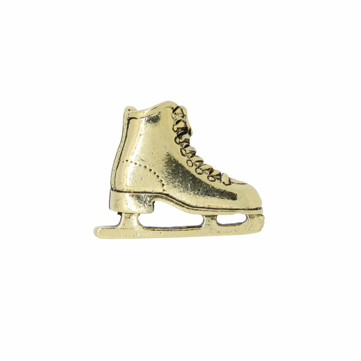 Figure Skate Gold Lapel Pin 1