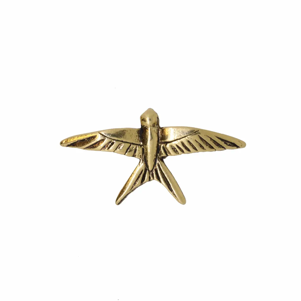 Swallow Gold Lapel Pin 1