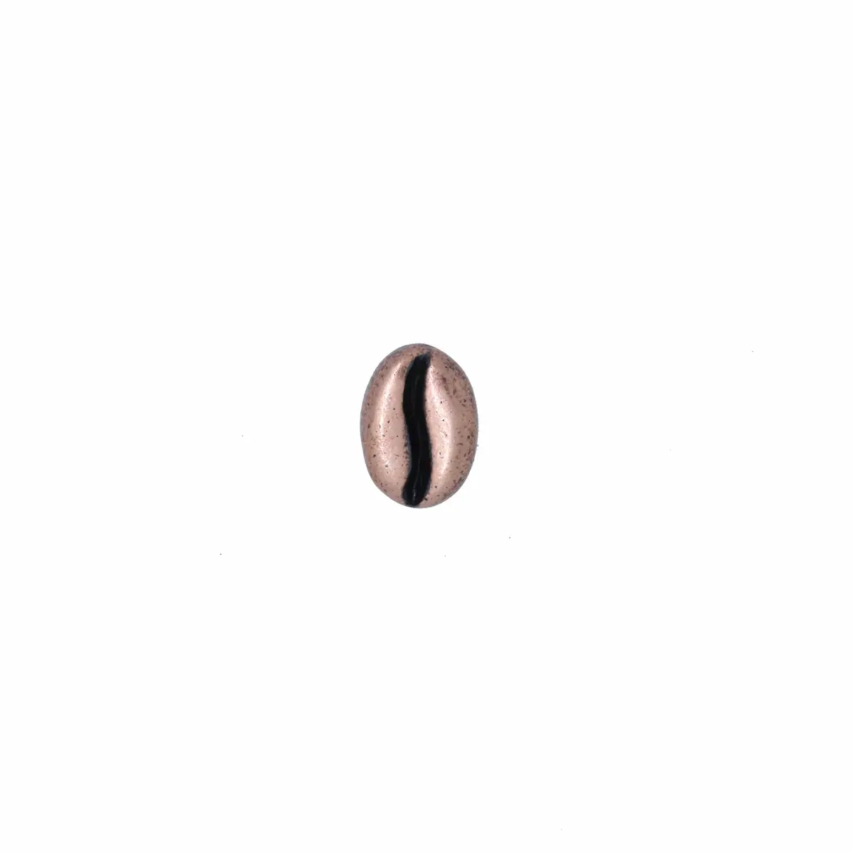 Coffee Bean Copper Lapel Pin 1