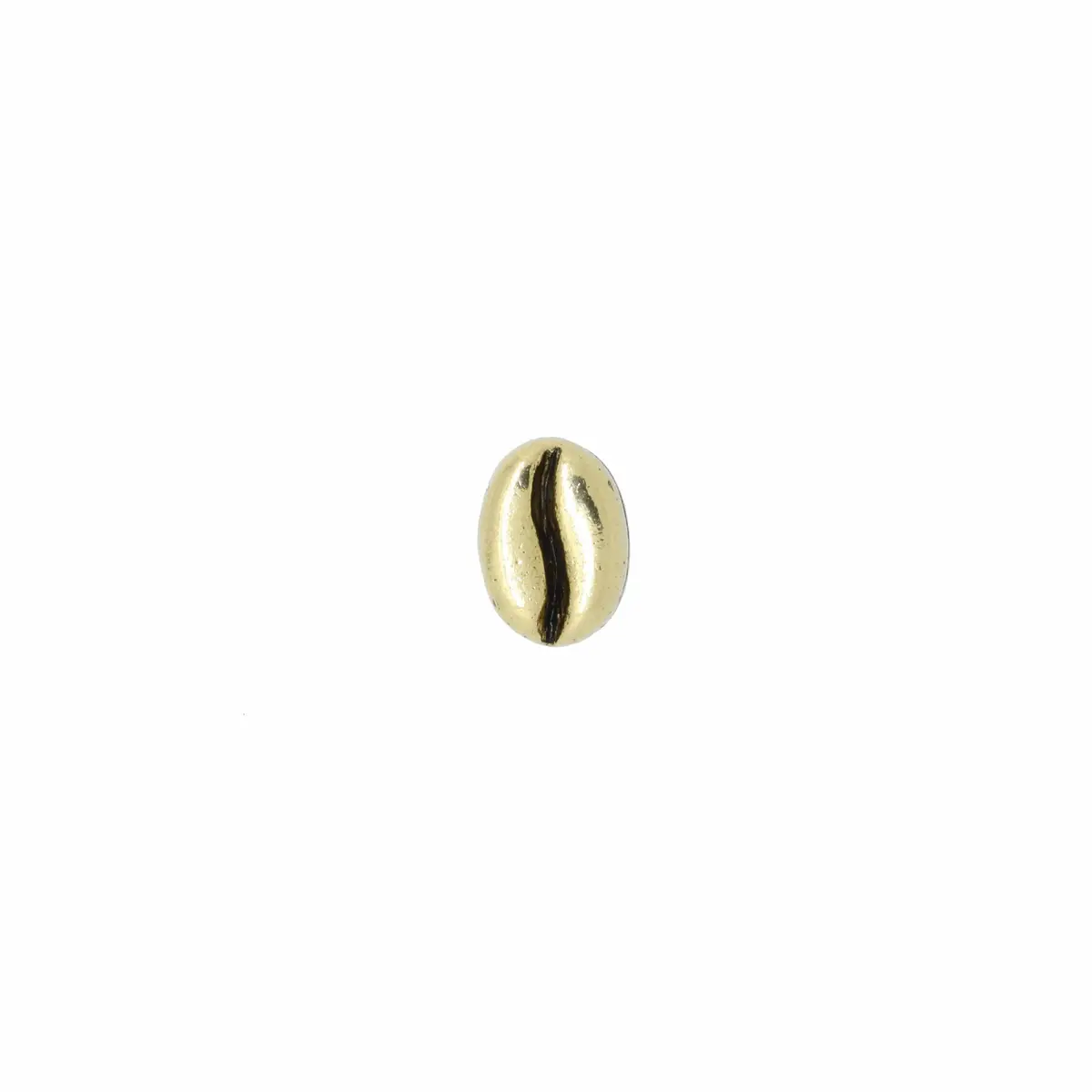 Coffee Bean Gold Lapel Pin 1