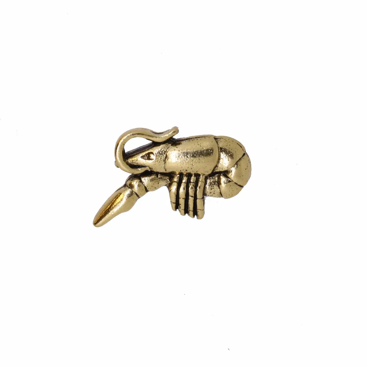 Crawfish Gold Lapel Pin 1
