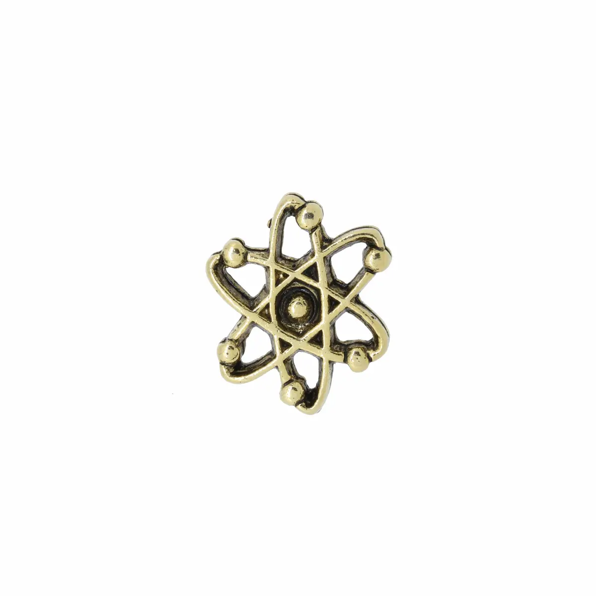 Atom Gold Lapel Pin 1