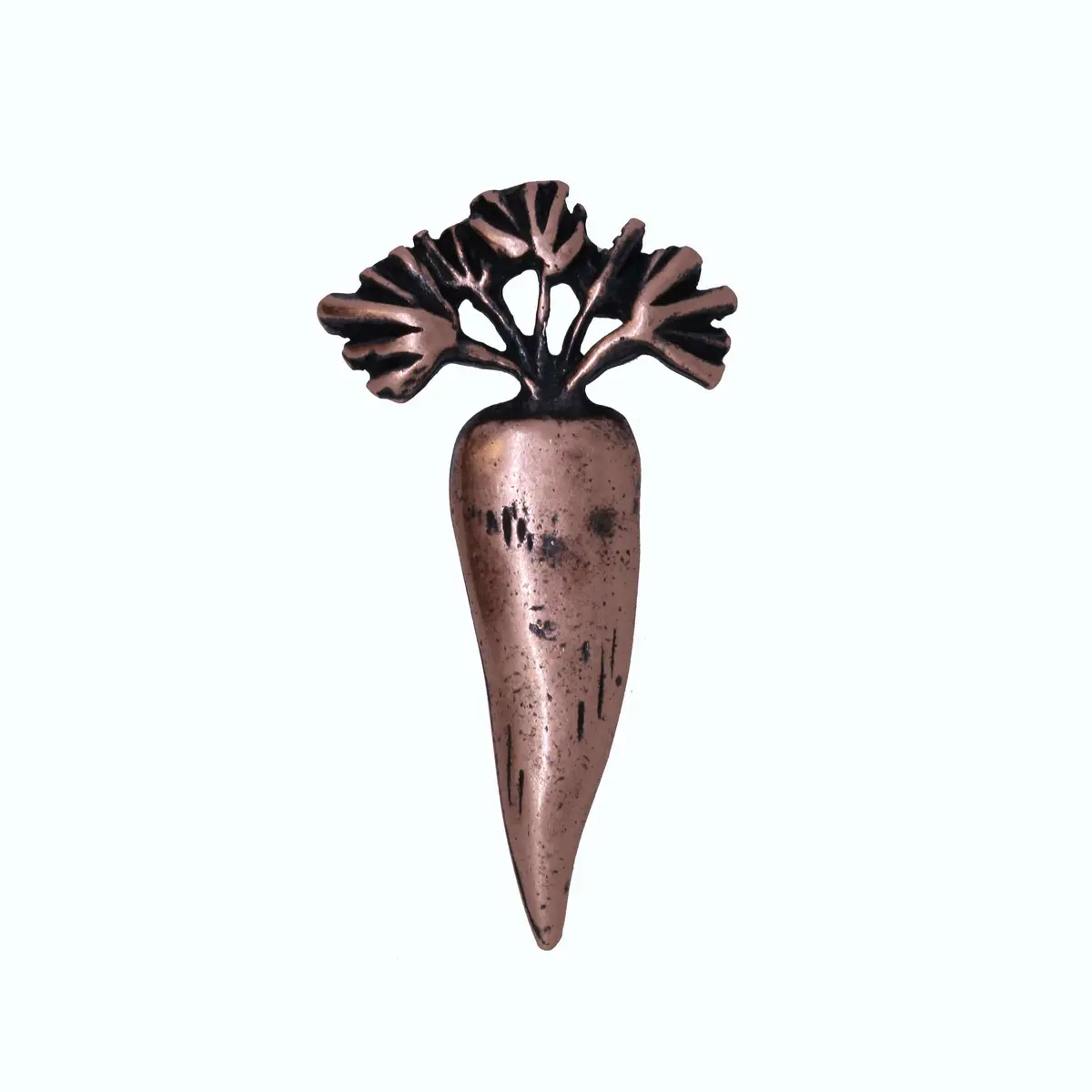 Carrot Copper Lapel Pin 1