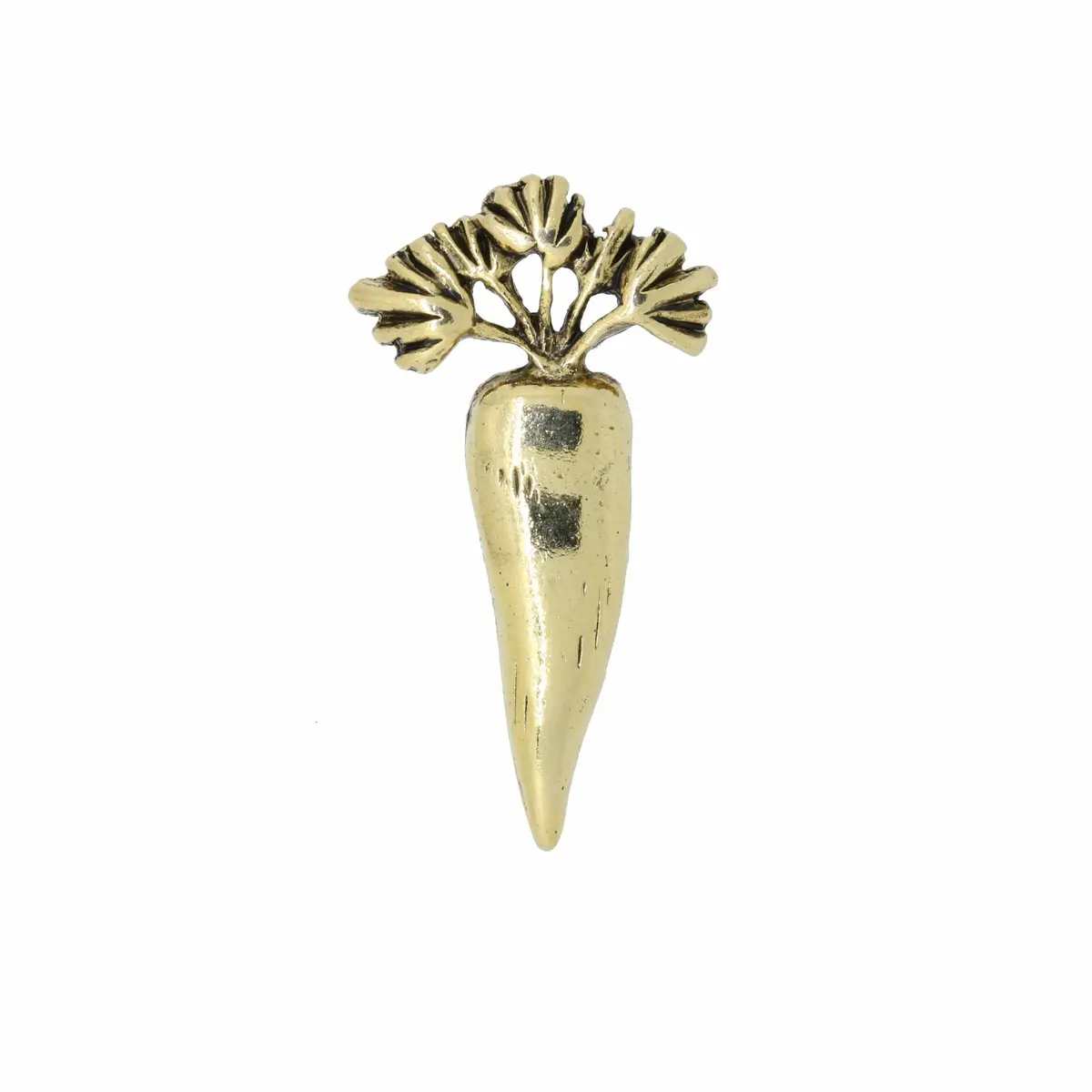 Carrot Gold Lapel Pin 1