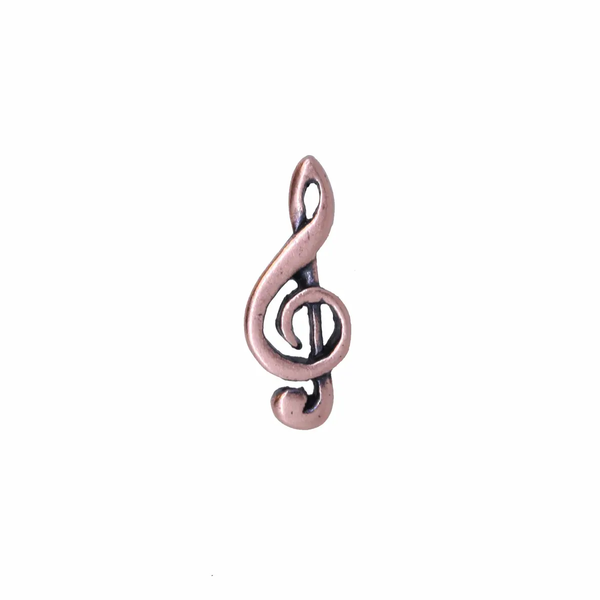 G-Clef Copper Lapel Pin 1