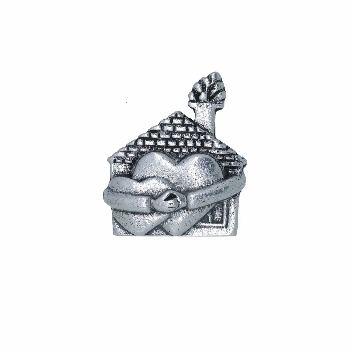 Home - Heart - Hands Lapel Pin 1