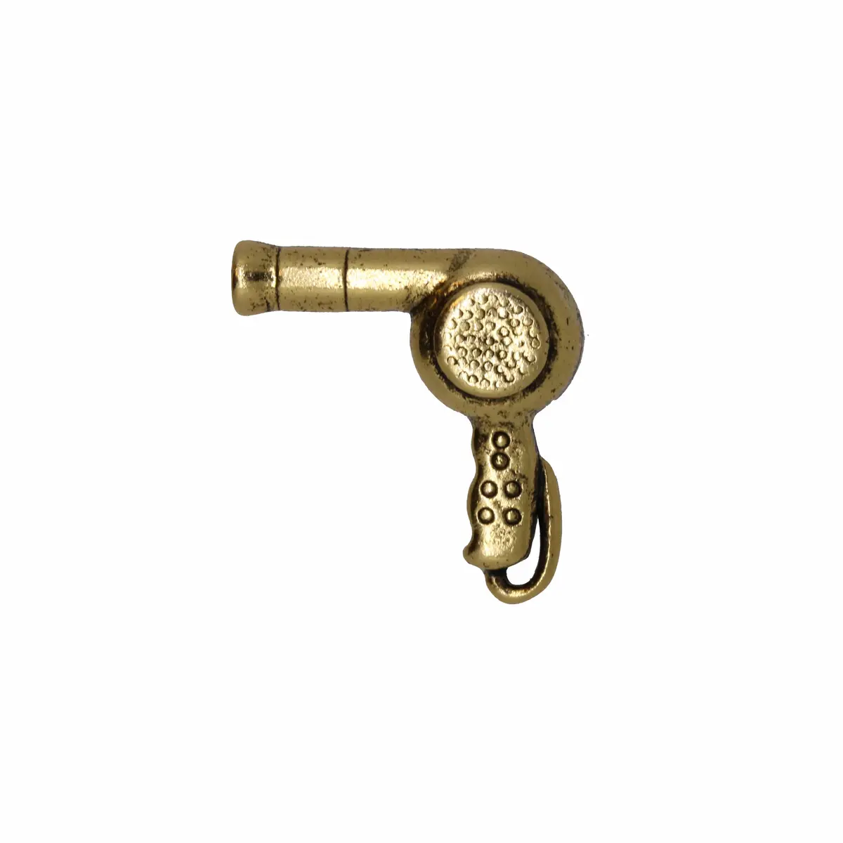 Hair Dryer Gold Lapel Pin 1