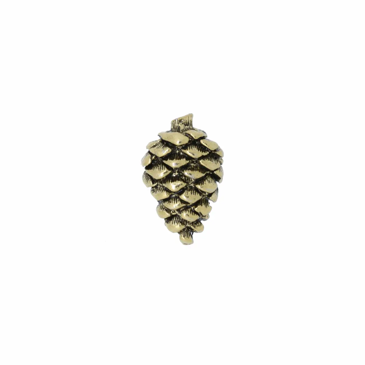 Pine Cone Gold Lapel Pin 1