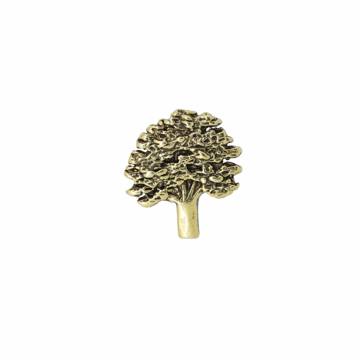 Oak Tree Gold Lapel Pin 1