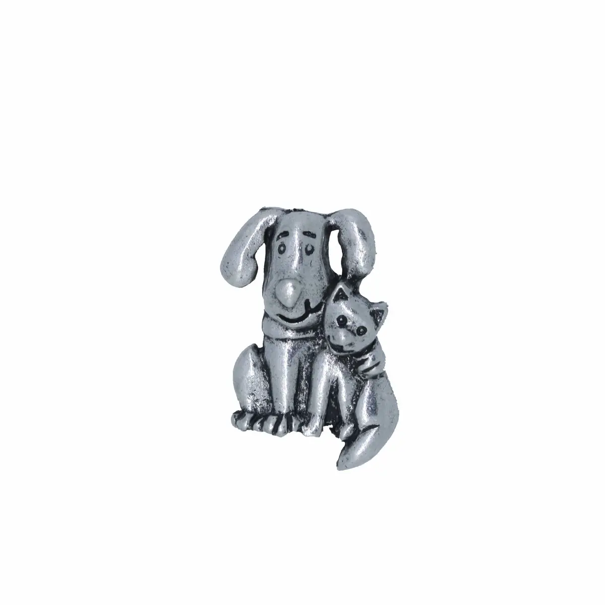 Dog And Cat Lapel Pin 1