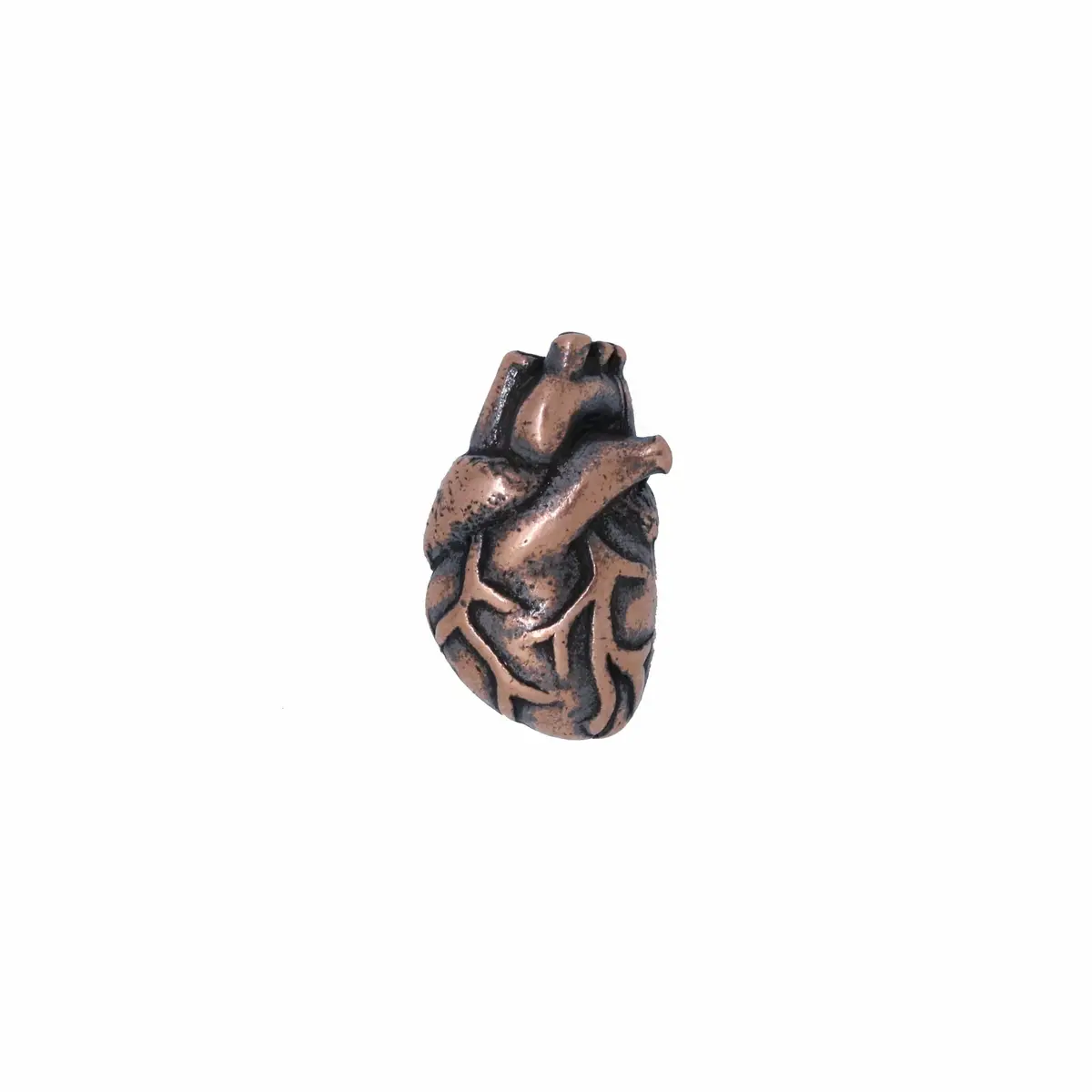 Human Heart Copper Lapel Pin 1