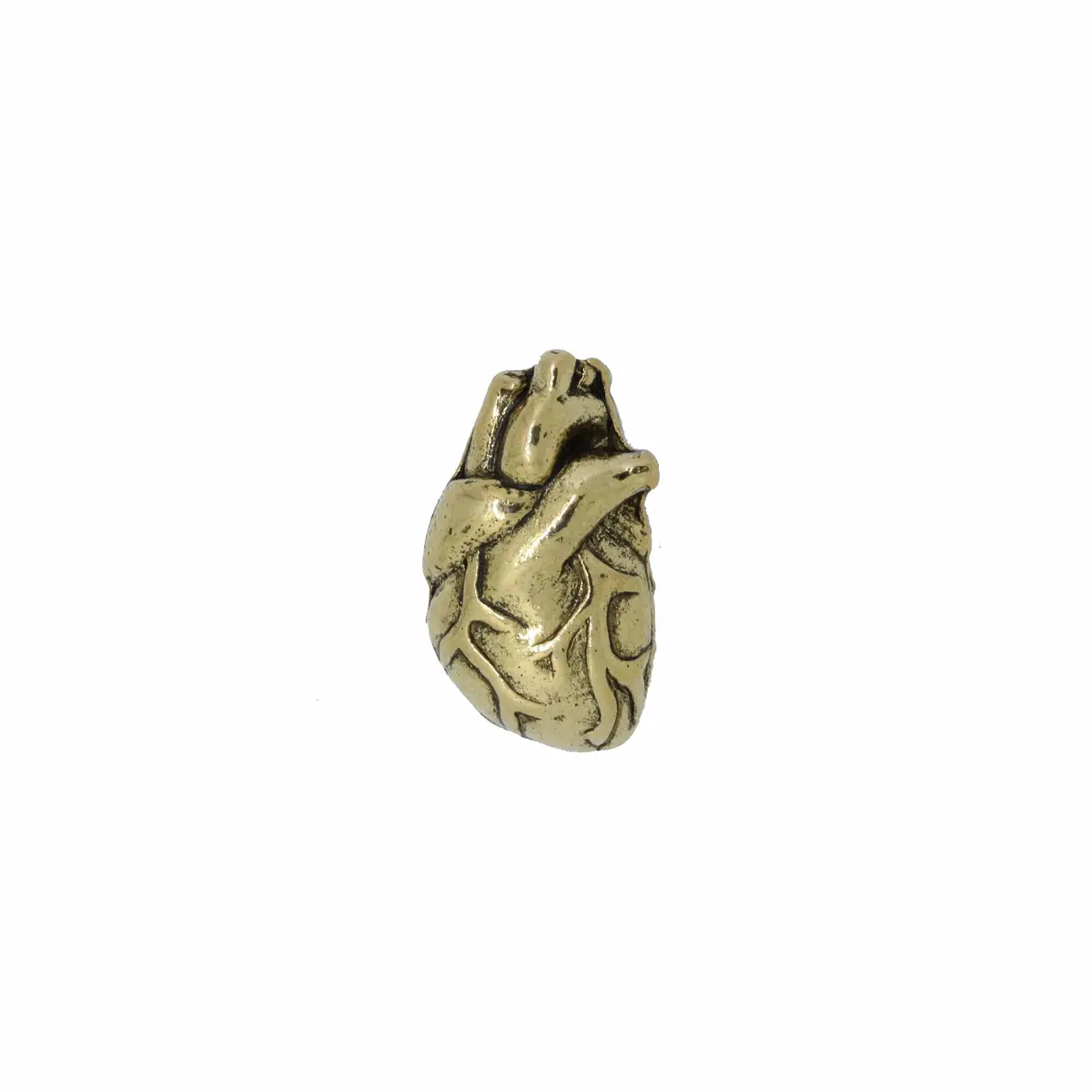 Human Heart Gold Lapel Pin 1