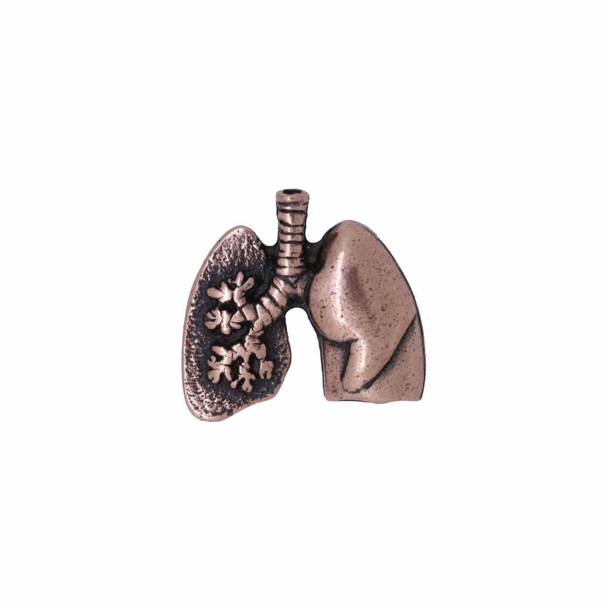 Lungs Copper Lapel Pin 1
