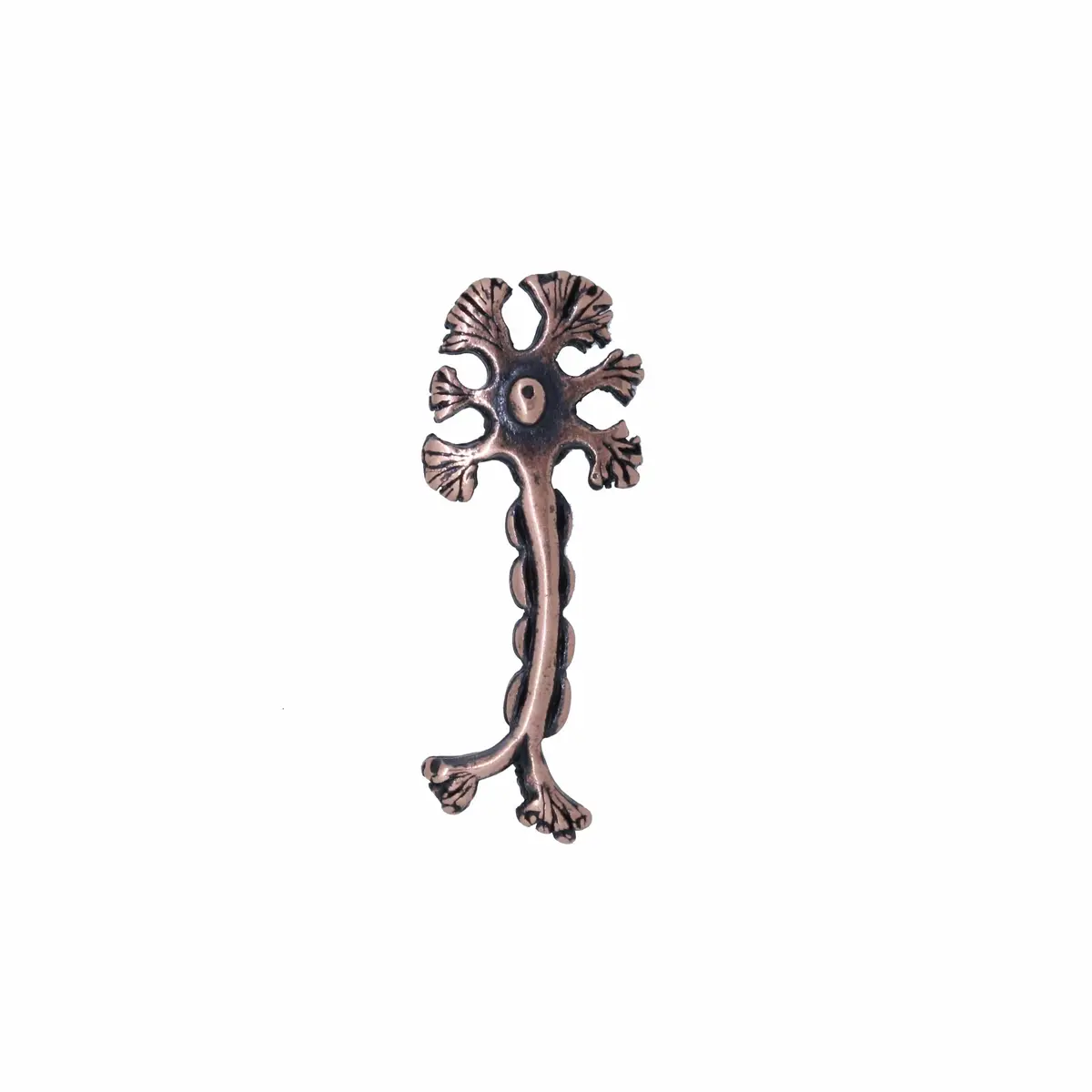 Neuron Copper Lapel Pin 1