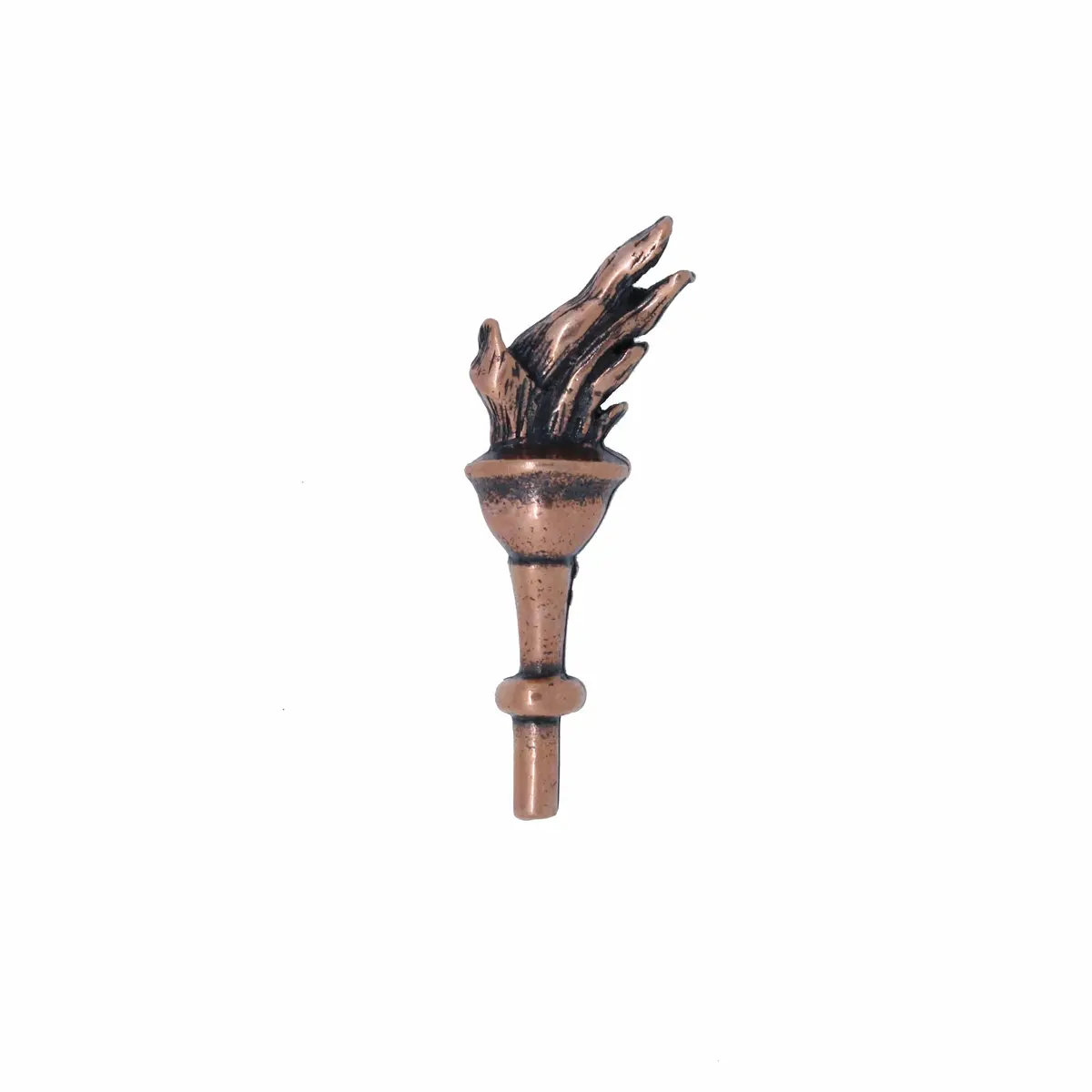 Torch Copper Lapel Pin 1
