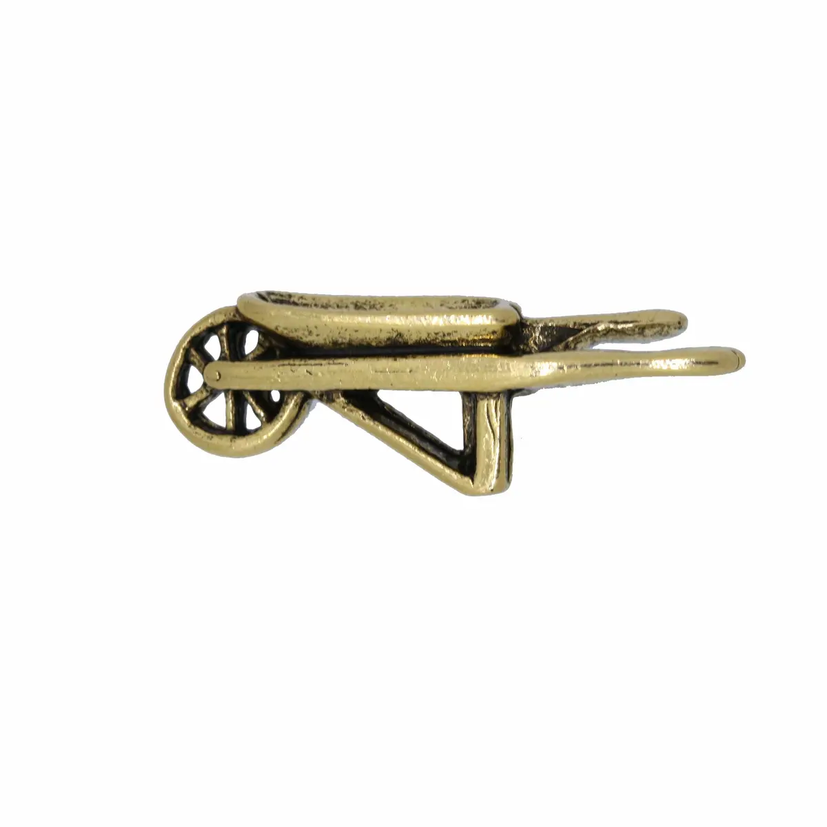 Wheelbarrow Gold Lapel Pin 1