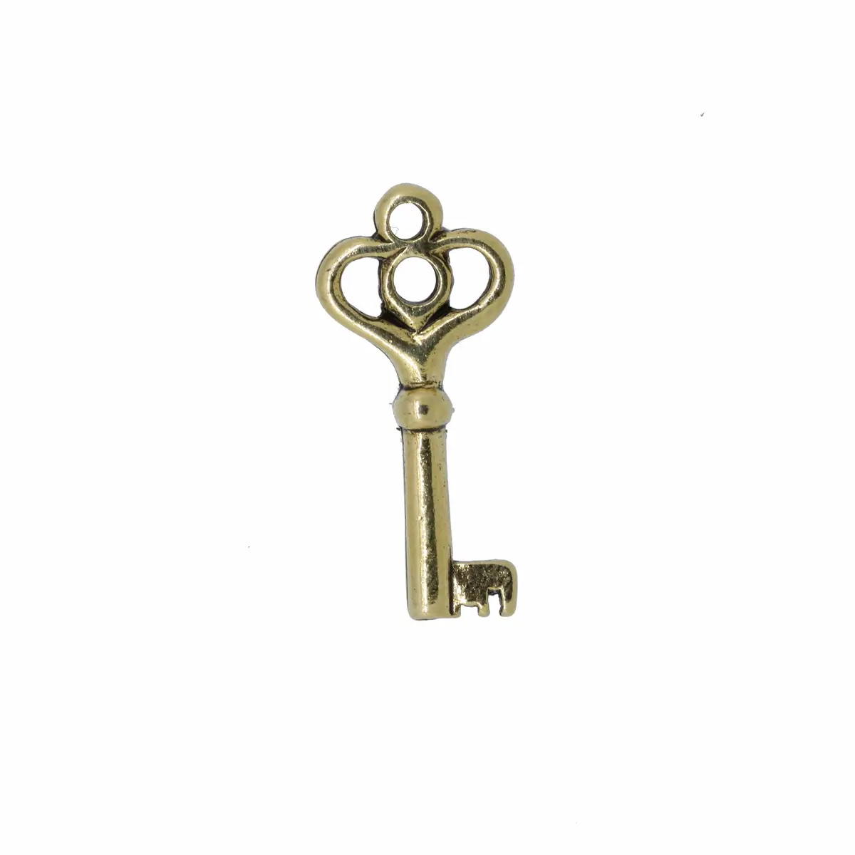 Skeleton Key Gold Lapel Pin 1