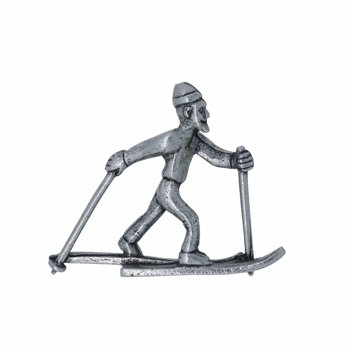 Cross Country Skier Lapel Pin 1