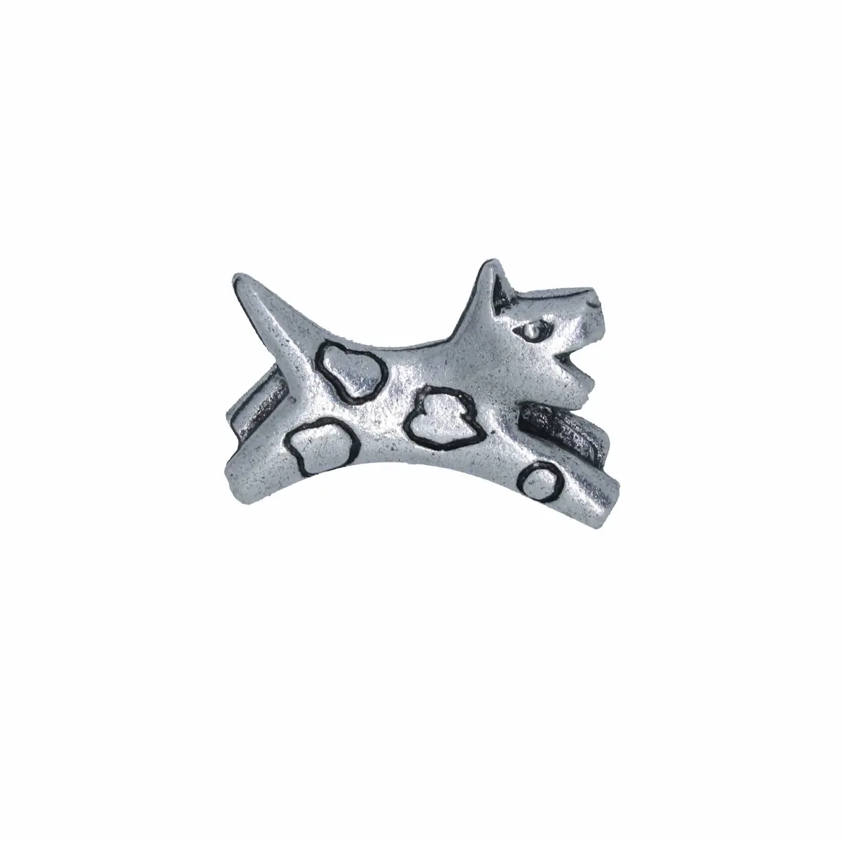 Leaping Dog Lapel Pin 1
