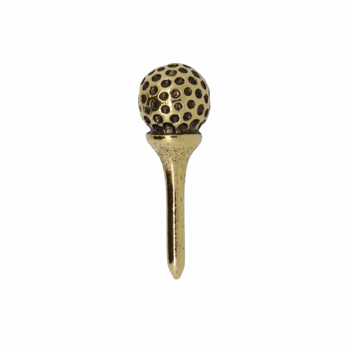 Golf Tee Gold Lapel Pin 1