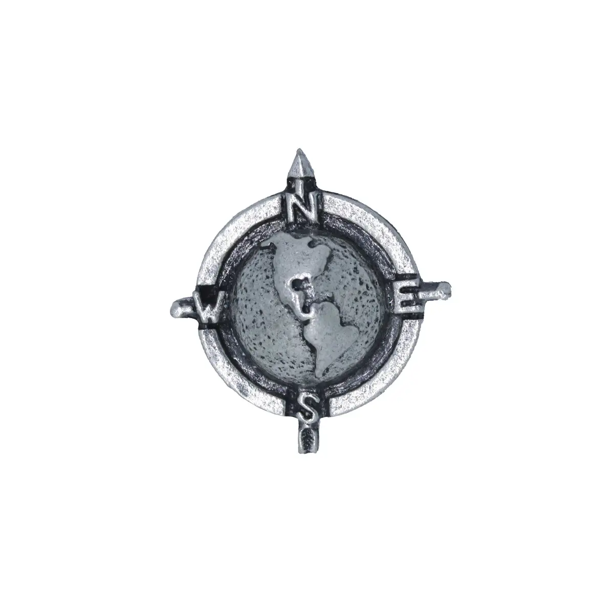 Globe Compass Lapel Pin 1