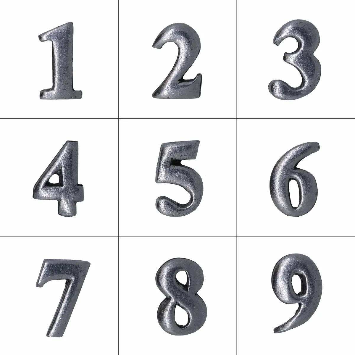 Number Lapel Pins 1