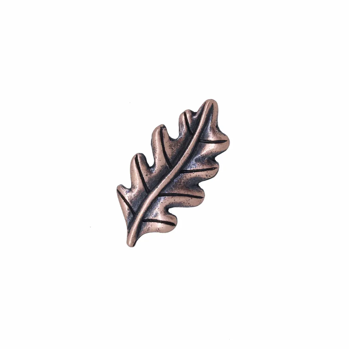 Oak Leaf Copper Lapel Pin 1